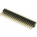 DS1031-06-2*20P8BV-4-1; Pin header; pin strips; male; PIN: 40; straight; 1.27mm; THT; 2x20; CONNFLY DS1031-06-2*20P8BV-4-1; Pin header; pin strips; male; PIN: 40; straight; 1.27mm; THT; 2x20; CONNFLY