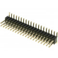DS1031-08-2*20P8BS-4-1; Pin header; pin strips; male; PIN: 40; vertical; 1.27mm; SMT; 2x20; CONNFLY DS1031-08-2*20P8BS-4-1; Pin header; pin strips; male; PIN: 40; vertical; 1.27mm; SMT; 2x20; CONNFLY