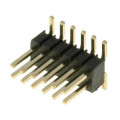 DS1031-08-2*6P8BS-4-1; Pin header; pin strips; male; PIN: 12; vertical; 1.27mm; SMT; 2x6; CONNFLY DS1031-08-2*6P8BS-4-1; Pin header; pin strips; male; PIN: 12; vertical; 1.27mm; SMT; 2x6; CONNFLY