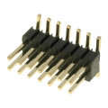 DS1031-08-2*7P8BS-4-1; Pin header; pin strips; male; PIN: 14; vertical; 1.27mm; SMT; 2x7; CONNFLY DS1031-08-2*7P8BS-4-1; Pin header; pin strips; male; PIN: 14; vertical; 1.27mm; SMT; 2x7; CONNFLY