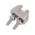 ZLK-3-A4; Rope clamp wire; acid resistant steel A4; for rope; Ørope: 3mm; KRAFTBERG ZLK-3-A4; Rope clamp wire; acid resistant steel A4; for rope; Ørope: 3mm; KRAFTBERG