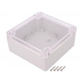 ZP135.135.60JPH TM PC; Enclosure: multipurpose; X: 135mm; Y: 135mm; Z: 60mm; ZP; light grey; KRADEX