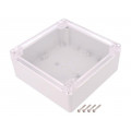 ZP150.150.60JPH TM PC; Enclosure: multipurpose; X: 150mm; Y: 150mm; Z: 60mm; ZP; light grey; KRADEX