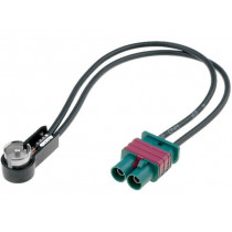 ; Antenna adapter; Fakra plug x2,ISO plug angled; 4CARMEDIA