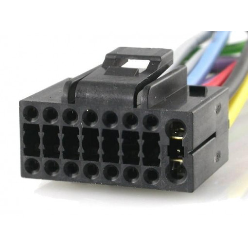 ; Connector; with leads; Kenwood; PIN: 16; 4CARMEDIA