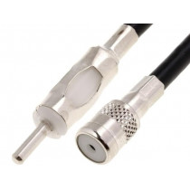 ; Antenna adapter; DIN plug,ISO socket; with lead; 0.15m; 4CARMEDIA