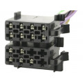 ; ISO plug,wires; PIN: 13(5+8); combined; 4CARMEDIA