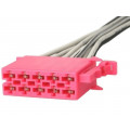 ; ISO plug,wires; PIN: 10; 4CARMEDIA
