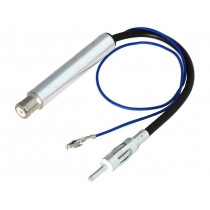 ; Antenna separator; DIN plug,ISO socket; Audi,Seat,VW; 4CARMEDIA
