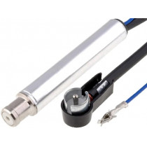 ; Antenna separator; ISO socket,ISO plug angled; Audi,Seat,VW; 4CARMEDIA