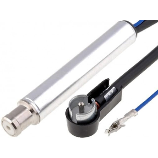 ; Antenna separator; ISO socket,ISO plug angled; Audi,Seat,VW; 4CARMEDIA