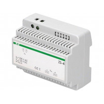 ZS-4; Power supply: transformer type; 24VDC; 0.5A; 230VAC; Mounting: DIN; F&F