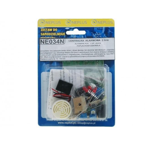 ; Circuit; alarm panel; 12÷15VDC; 20mA; IN: 3; Nord Elektronik Plus ; Circuit; alarm panel; 12÷15VDC; 20mA; IN: 3; Nord Elektronik Plus