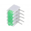 ZSU0432; LED; in housing; green; No.of diodes: 4; 20mA; Lens: diffused,green; SIGNAL-CONSTRUCT ZSU0432; LED; in housing; green; No.of diodes: 4; 20mA; Lens: diffused,green; SIGNAL-CONSTRUCT