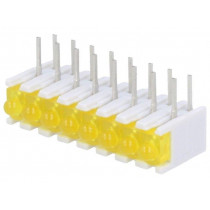 ZSU0831; LED; in housing; yellow; No.of diodes: 8; 20mA; 38°; 2.1V; 25mcd; SIGNAL-CONSTRUCT