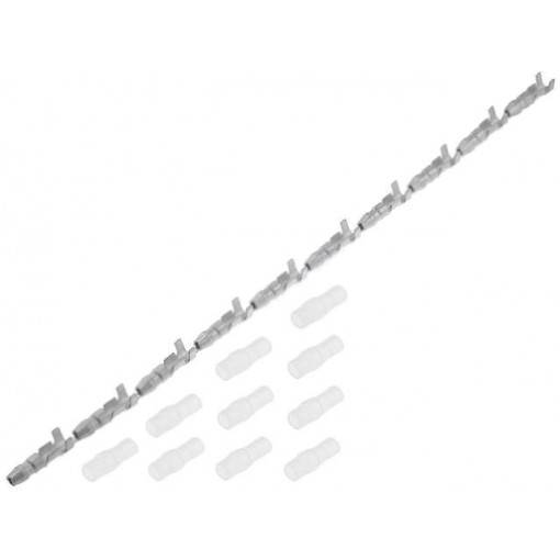 ; Terminal: round; male; with a housing; Pcs: 10; Mounting: on cable; 4CARMEDIA