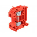ZUG-10 A11-A437; Splice terminal: rail; 0.5÷16mm2; ways: 1; terminals: 2; red; TS35; POKÓJ ZUG-10 A11-A437; Splice terminal: rail; 0.5÷16mm2; ways: 1; terminals: 2; red; TS35; POKÓJ