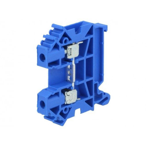 ZUG-4 A11-A236; Splice terminal: rail; 0.5÷6mm2; ways: 1; terminals: 2; blue; TS35; POKÓJ