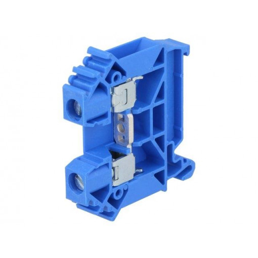 ZUG-6 A11-A336; Splice terminal: rail; 0.5÷10mm2; ways: 1; terminals: 2; blue; TS35; POKÓJ