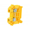 ZUG-6 A11-A331; Splice terminal: rail; 0.5÷10mm2; ways: 1; terminals: 2; yellow; POKÓJ