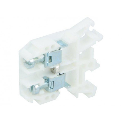 ZUG-G10 A11-0202; Splice terminal: rail; 0.5÷10mm2; ways: 1; terminals: 2; white; 690V; POKÓJ