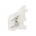 ZUG-G2,5 A11-0072; Splice terminal: rail; 0.5÷2.5mm2; ways: 1; terminals: 2; white; POKÓJ ZUG-G2,5 A11-0072; Splice terminal: rail; 0.5÷2.5mm2; ways: 1; terminals: 2; white; POKÓJ