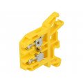 ZUG-G2,5 A11-0071; Splice terminal: rail; 0.5÷2.5mm2; ways: 1; terminals: 2; yellow; POKÓJ ZUG-G2,5 A11-0071; Splice terminal: rail; 0.5÷2.5mm2; ways: 1; terminals: 2; yellow; POKÓJ