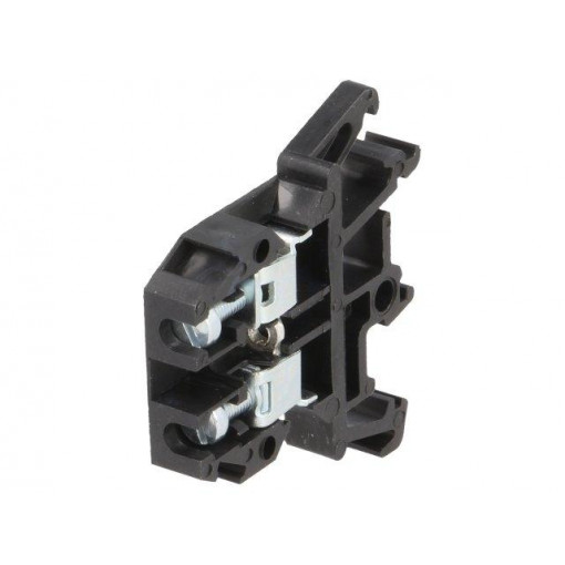 ZUG-G4 A11-0103; Splice terminal: rail; 0.5÷4mm2; ways: 1; terminals: 2; black; 690V; POKÓJ