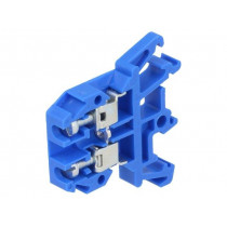 ZUG-G4 A11-0106; Splice terminal: rail; 0.5÷4mm2; ways: 1; terminals: 2; blue; 690V; POKÓJ