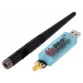 ZULUEVAL-DONGLE; Module: RF; FM transceiver; 868MHz; USB; -121dBm; 2.4÷3.6VDC; 20dBm; RF SOLUTIONS ZULUEVAL-DONGLE; Module: RF; FM transceiver; 868MHz; USB; -121dBm; 2.4÷3.6VDC; 20dBm; RF SOLUTIONS