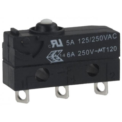 ZW50F15AD1; Microswitch SNAP ACTION; without lever; SPDT; 5A/250VAC; ON-(ON); HONEYWELL