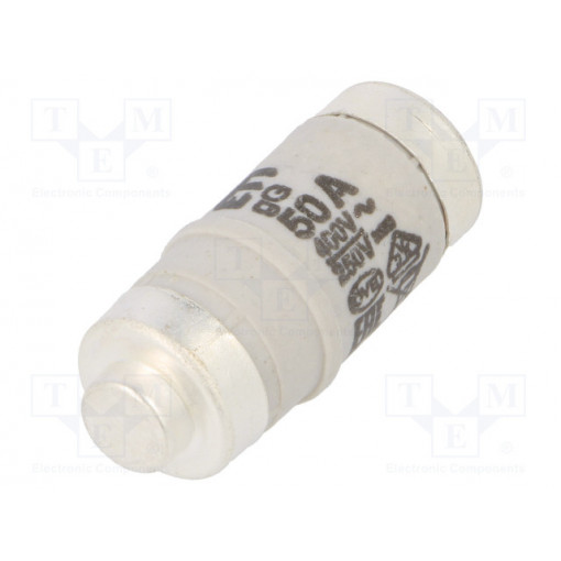 002212004; Fuse: fuse; gG; 50A; 400VAC; 250VDC; ceramic; D02; D0; ETI POLAM