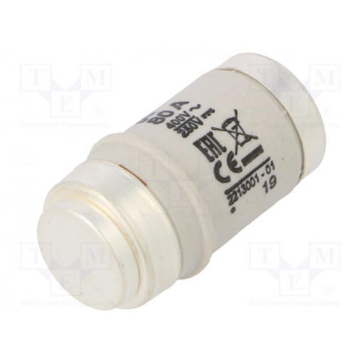 002213001; Fuse: fuse; gG; 80A; 400VAC; 250VDC; ceramic; D03; D0; ETI POLAM