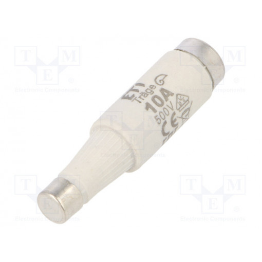 002311404; Fuse: fuse; gG; 10A; 500VAC; 500VDC; ceramic; DI; D; ETI POLAM