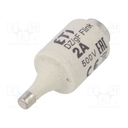 002312101; Fuse: fuse; quick blow; 2A; 500VAC; 500VDC; ceramic; DII; D; ETI POLAM