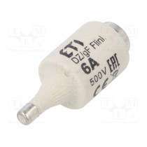 002312103; Fuse: fuse; quick blow; 6A; 500VAC; 500VDC; ceramic; DII; D; ETI POLAM