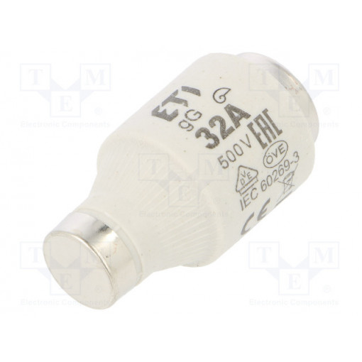 002313404; Fuse: fuse; gG; 32A; 500VAC; 500VDC; ceramic; DIII; D; ETI POLAM