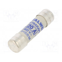 002625011; Fuse: fuse; aR; 20A; 600VAC; 10,3x38mm; ETI POLAM