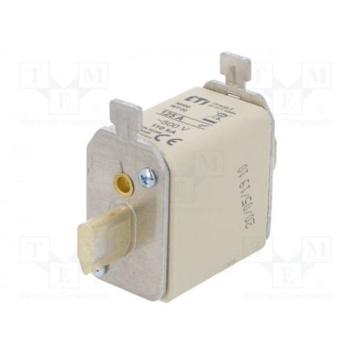 004114340; Fuse: fuse; quick blow; 125A; 500VAC; ceramic,industrial; NH00; ETI POLAM 004114340; Fuse: fuse; quick blow; 125A; 500VAC; ceramic,industrial; NH00; ETI POLAM