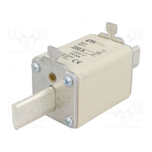 004139120; Fuse: fuse; quick blow; 200A; 500VAC; ceramic,industrial; NH1; ETI POLAM