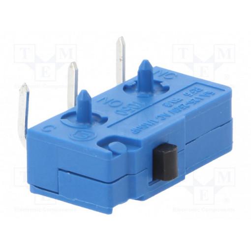 01050.3102; Microswitch SNAP ACTION; SPDT; 5A/250VAC; Rcont max: 100mΩ; Pos: 2; Marquardt 01050.3102; Microswitch SNAP ACTION; SPDT; 5A/250VAC; Rcont max: 100mΩ; Pos: 2; Marquardt