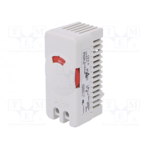 01115.9-00; Sensor: thermostat; Contacts: NC; 10A; 250VAC; IP20; Mounting: DIN; STEGO 01115.9-00; Sensor: thermostat; Contacts: NC; 10A; 250VAC; IP20; Mounting: DIN; STEGO