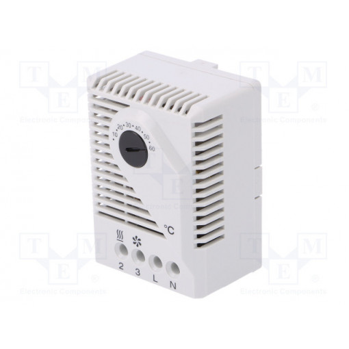 01170.0-00; Sensor: thermostat; Contacts: SPDT; 10A; 250VAC; IP20; Mounting: DIN; STEGO
