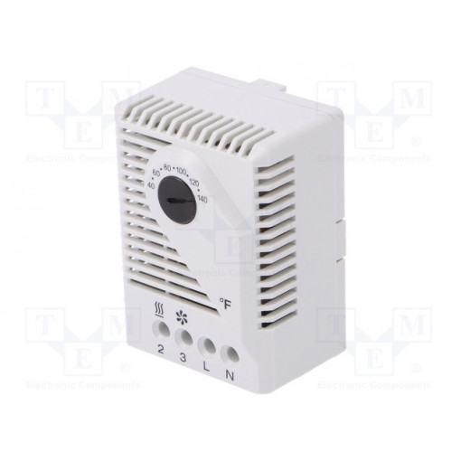 01170.0-01; Sensor: thermostat; Contacts: SPDT; 10A; 250VAC; IP20; Mounting: DIN; STEGO