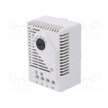 01170.0-02; Sensor: thermostat; Contacts: SPDT; 10A; 250VAC; IP20; Mounting: DIN; STEGO
