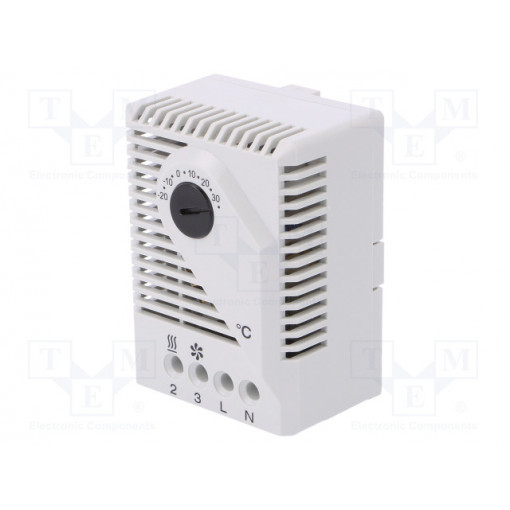 01170.0-02; Sensor: thermostat; Contacts: SPDT; 10A; 250VAC; IP20; Mounting: DIN; STEGO
