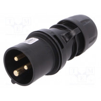 013-6X; Connector: AC supply; plug; male; 16A; 230VAC; IP44; Layout: 2P+PE; PCE 013-6X; Connector: AC supply; plug; male; 16A; 230VAC; IP44; Layout: 2P+PE; PCE