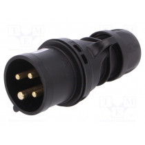 014-6X; Connector: AC supply 3-phase; plug; male; 16A; 400VAC; IP44; PIN: 4; PCE 014-6X; Connector: AC supply 3-phase; plug; male; 16A; 400VAC; IP44; PIN: 4; PCE