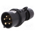015-6X; Connector: AC supply 3-phase; plug; male; 16A; 400VAC; IP44; PIN: 5; PCE 015-6X; Connector: AC supply 3-phase; plug; male; 16A; 400VAC; IP44; PIN: 5; PCE