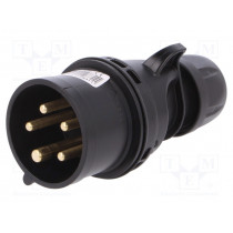 015-6X; Connector: AC supply 3-phase; plug; male; 16A; 400VAC; IP44; PIN: 5; PCE 015-6X; Connector: AC supply 3-phase; plug; male; 16A; 400VAC; IP44; PIN: 5; PCE